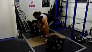 Stiff Legged Deadlift with Watson Log Bar Type2 [upl. by Ahsrop150]