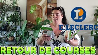 LECLERC 🛒 Retour de Courses 🍅🛍️ [upl. by Lerud]