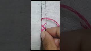 easy stitch handembroidery needlework viralvideo reels [upl. by Veats]