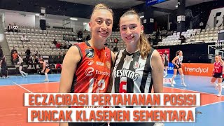 ECZACIBASI PERTAHANAN POSISI PUNCAK KLASEMEN SEMENTARA ‼️ [upl. by Gallager]