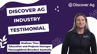 Discover Ag Industry Testimonial  Madison Tims Thoroughbred Breeders [upl. by Burnham]