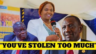 quotWACHANA NA BWANA YANGUquotSEE WHAT FURIOUS DORCAS RIGATHI TOLD RUTO [upl. by Vaenfila]