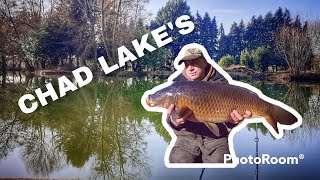 Carp fishing winter day session  Chad lakes January 2022 [upl. by Hayouqes]