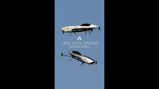 eVTOL Race Vehicle Dual Flight Operations Begin  Shorts [upl. by Sybil471]