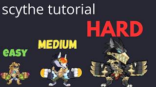 Easy VS Medium VS Hard Scythe Combos In Brawlhalla How To Do A Scythe Combo  Beginners guide [upl. by Hannavas]