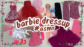 Barbie Dressup Asmr satisfying Relaxing Fashion Show Roleplay 💖 [upl. by Maon920]