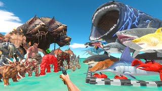 FPS Avatar Rescues Sea Monsters and Fights Infernals  Animal Revolt Battle Simulator [upl. by Nailil804]