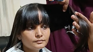 She likes Short Bangs  Trendy Haircut For Young Girl [upl. by Catina]