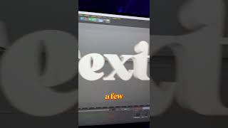 3D Text Tutorial for Cinema 4D tutorial cinema4d [upl. by Tomlin]