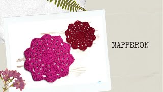 Napperon ou mininapperon au crochet [upl. by Sadnac]