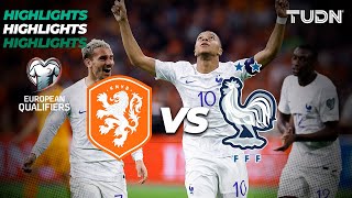 Países Bajos vs Francia  HIGHLIGHTS  UEFA Qualifiers 2023  TUDN [upl. by Gnirps]