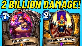 2 BILLION Damage Game BREAKING Hearthstone Combo [upl. by Haldeman]