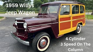 1959 Willys Jeep Wagon [upl. by Natsirk]