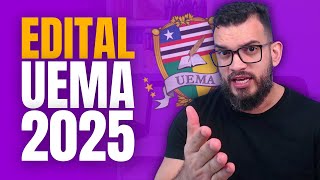 Edital UEMA 2025  Informações mais importantes [upl. by Lyrehs]