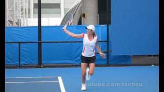 Justine Henin  Backhand Return of Serve [upl. by Shannah]