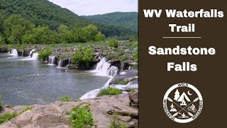 WV Waterfalls Trail  Sandstone Falls [upl. by Aneele]