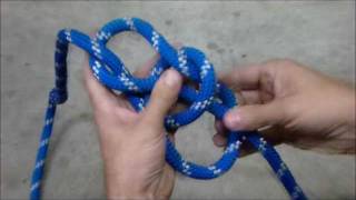 Snap bowline with Yosemite finish [upl. by Atiuqes]