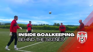 Inside Goalkeeping  Training with coach Michael Dougherty and keepers Maher Ryan amp Ovendale [upl. by Notlef]