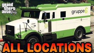 ALL MONEY TRUCKS LOCATION IN GTA 5 [upl. by Anisirhc]