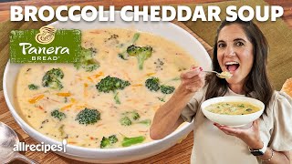 I Made Panera Bread’s Broccoli Cheddar Soup At Home  Allrecipes [upl. by Hsitirb]