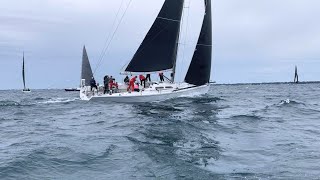 Bayview Port Huron Mackinac Yacht Race Starting Line 2023 [upl. by Ennoval]