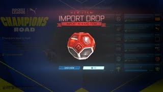 Rocket League® Reward Item IMPORT DROP  Get 5 Assists in Online Matches during Champions Road [upl. by Aciram]