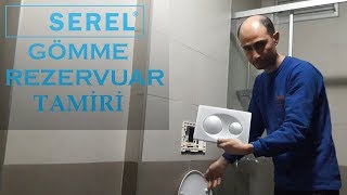 SEREL GÖMME REZERVUAR SİFON SU KAÇIRIYOR TAMİRİ NASIL YAPILIR [upl. by Buck]