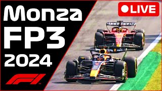 🔴F1 LIVE  Monza GP FP3  Commentary  Live Timing [upl. by Darrell278]