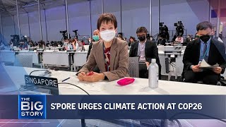 Spore calls on developed nations to hit US100 billion climate goal  THE BIG STORY [upl. by Nnaycnan131]