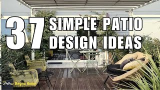 37 Simple Patio Design Ideas in 2024 for Your Outdoor Space [upl. by Akemej]