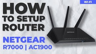 ✅ How to Set Up NETGEAR Nighthawk R7000  NETGEAR Nighthawk AC1900 WiFi Dual Band Gigabit Router [upl. by Ellehctim]