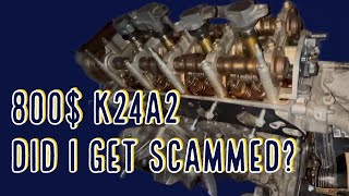 800 K24 did I get scammed Miata turbo k swap updates and inspecting the engine [upl. by Sabsay]