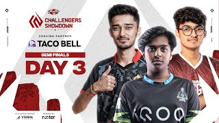 UE Challengers Showdown 2024 BGMI  Semi Finals Day3  Ft iQOOSOUL godlike CG GT etc [upl. by Leahcin372]