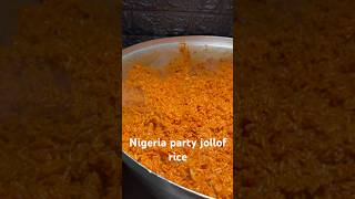 Nigeria party jollof rice food rice jollofrice [upl. by Ateloj]