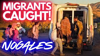 Migrants CAUGHT Nogales Arizona [upl. by Alleber684]