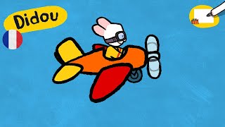 Avion  Didou dessinemoi un avion  Dessins animés pour les enfants  plus 🎨 ici ⬇⬇⬇ [upl. by Mell]