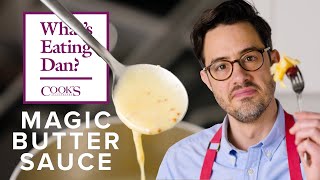 France’s 5Minute Magic Butter Sauce  What’s Eating Dan [upl. by Eibocaj]