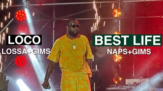 GIMS Loco feat Lossa live  GIMS amp Naps Best Life [upl. by Uhp62]