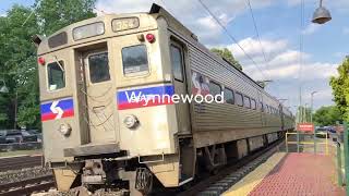 PA Main Line Rail Action W Septa Heritage Units [upl. by Pablo821]