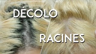 Décoloration des racines  Roots bleaching ENG subs [upl. by Ettennaej]