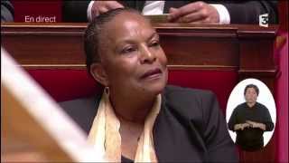 Ciotti attaque Taubira Taubira contreattaque [upl. by Adnawat]