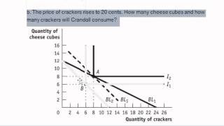 Utility Maximization Example with Perfect Compliments  Price Change  Intro to Microeconomics [upl. by Nalek]