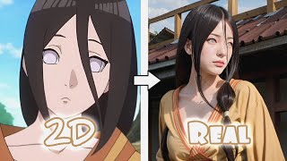 Hyuga Hanabi to be Realistic   NarutoBoruto [upl. by Notlrac]