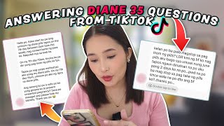 Answering Diane 35 Questions From Tiktok [upl. by Ellehcrad]