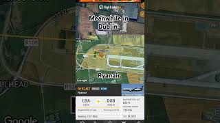 A350 landing vs Ryanair flightradar24 ryanairlanding [upl. by Bumgardner]