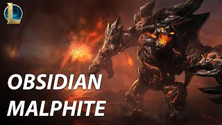 Obsidian Malphite Skin Spotlight from League of Legends [upl. by Aenahs]