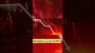 Hindalco share news  why hindalco fell by 849 7112024 trading stockmarket nifty [upl. by Ridglee]