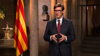 Missatge del President de la Generalitat Salvador Illa amb motiu de la Diada Nacional de Catalunya [upl. by Odoric313]