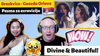 Breskvica  Gnezdo orlovo  Polufinale 1 Pesma za Evroviziju  SERBIA EUROVISION 2024 REACTION🇷🇸 [upl. by Enyawad231]