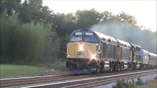 CSX P902 Santa Train Deadhead w SCL SD45 amp CRR 800 in Ludowici GA 111417 [upl. by Zorah]